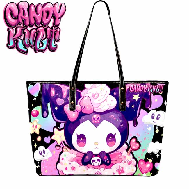 Spookycore Cupcake Kawaii Candy Large Tote Bag - Candy Kult - Candy Cult - Candy Kult Land - Wishbone - Boo Kitty - Panku - Frosti - Toxic Kitten - Hex-Heart - Cult Candy - Cake High Heels - [product_vendor}