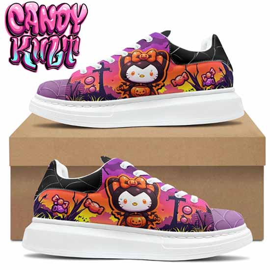 Boo Kitty Sunset Graveyard Purple Candy Kult Men's Pulse - Candy Kult - Candy Cult - Cult Candy - Cake High Heels - [product_vendor}