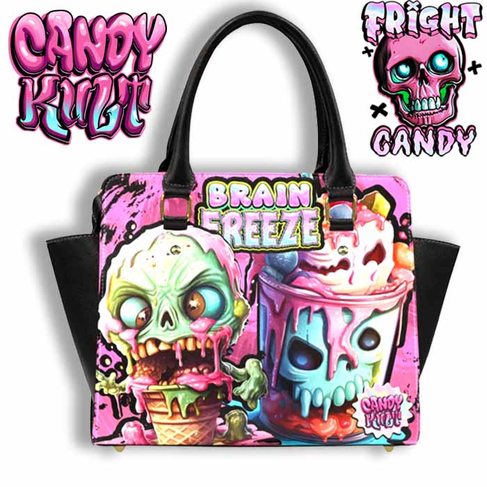 Brain Freeze Fright Candy Convertible Crossbody Handbag - Candy Kult - Candy Cult - Candy Kult Land - Wishbone - Boo Kitty - Panku - Frosti - Toxic Kitten - Hex-Heart - Cult Candy - Cake High Heels - [product_vendor}