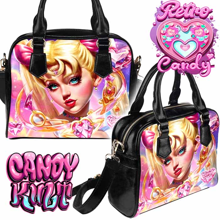 Sailor Scout Retro Candy Classic Crossbody Handbag - Candy Kult - Candy Cult - Candy Kult Land - Wishbone - Boo Kitty - Panku - Frosti - Toxic Kitten - Hex-Heart - Cult Candy - Cake High Heels - [product_vendor}