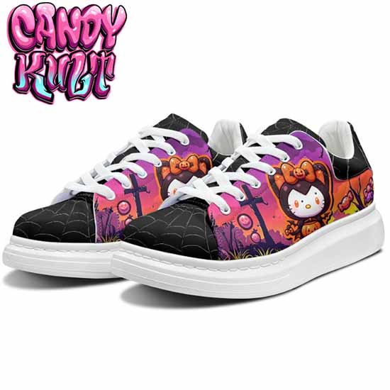 Boo Kitty Sunset Graveyard Black Candy Kult Men's Pulse - Candy Kult - Candy Cult - Cult Candy - Cake High Heels - [product_vendor}