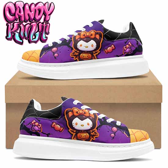 Boo Kitty Orange Candy Kult Men's Pulse - Candy Kult - Candy Cult - Cult Candy - Cake High Heels - [product_vendor}