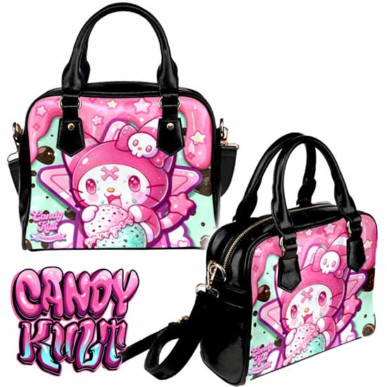 Wishbone Mint Ice Cream Kawaii Candy Classic Crossbody Handbag - Candy Kult - Candy Cult - Cult Candy - Cake High Heels - [product_vendor}