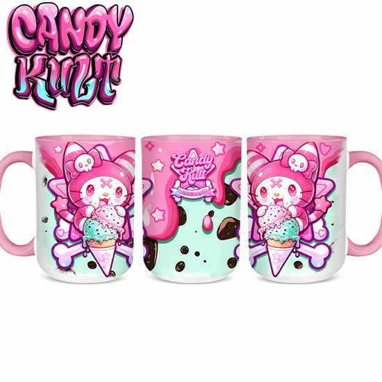 Wishbone Mint Ice Cream Kawaii Candy Large Mug - Candy Kult - Candy Cult - Cult Candy - Cake High Heels - [product_vendor}