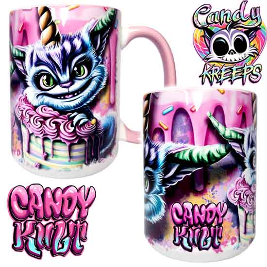 Pastelicorn Candy Kreeps Large Mug - Candy Kult - Candy Cult - Candy Kult Land - Wishbone - Boo Kitty - Panku - Frosti - Toxic Kitten - Hex-Heart - Cult Candy - Cake High Heels - [product_vendor}