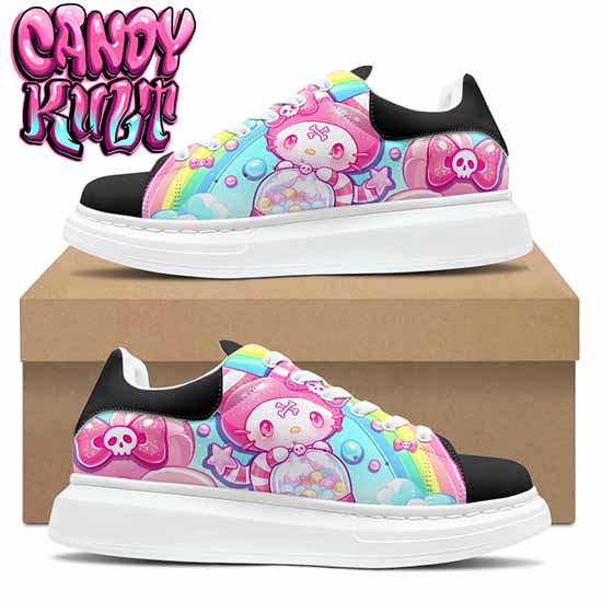 Wishbone Gumball Machine Candy Kult Women's Pulse Sneakers Black - Candy Kult - Candy Cult - Cult Candy - Cake High Heels - [product_vendor}