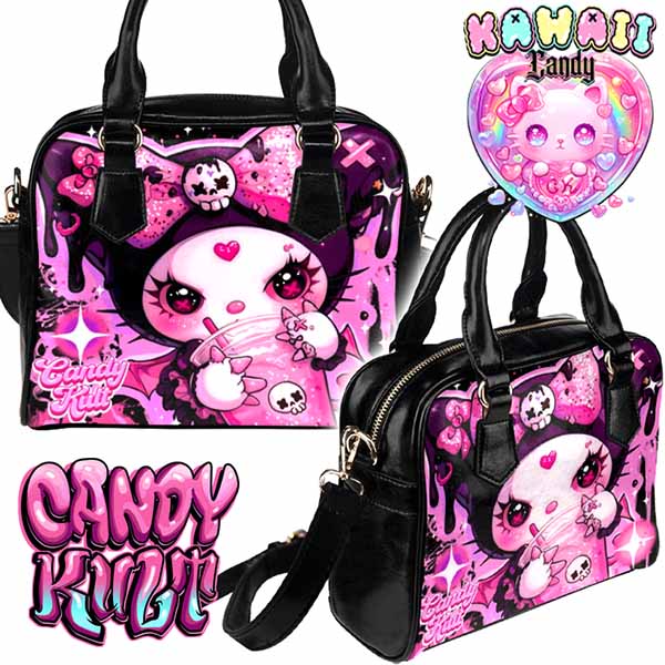Graffiti Shake Kawaii Candy Classic Crossbody Handbag - Candy Kult - Candy Cult - Cult Candy - Cake High Heels - [product_vendor}