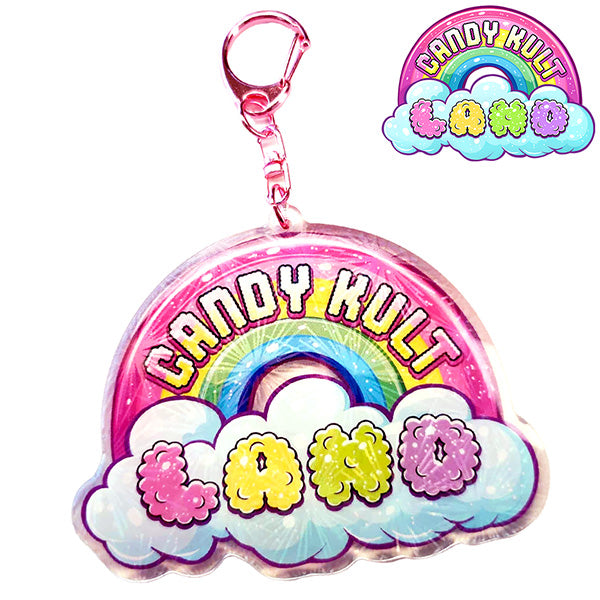 Candy Kult Land Holo Rainbow - Candy Kult Land Keychain / Bag Charm