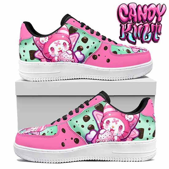 Wishbone Mint Ice Cream Candy Kult Kicks Men's Sneakers Black - Candy Kult - Candy Cult - Cult Candy - Cake High Heels - [product_vendor}