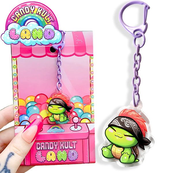Panku Kawaii - Candy Kult Land Keychain Candy Kult ck land Panku Candy Cult - Candy Kult Land - Wishbone - Boo Kitty - Panku - Frosti - Toxic Kitten - Hex - Heart - Cult Candy - Ca