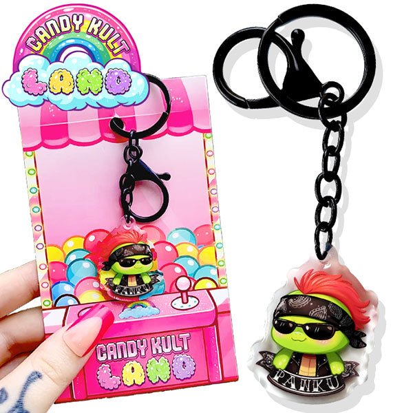Panku Logo - Candy Kult Land Keychain Candy Kult ck land Panku Candy Cult - Candy Kult Land - Wishbone - Boo Kitty - Panku - Frosti - Toxic Kitten - Hex - Heart - Cult Candy - Ca