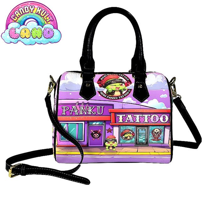 Panku Tattoo Candy Kult Land Boston Crossbody Handbag Candy Kult Bag candy kult land ck land Candy Cult - Candy Kult Land - Wishbone - Boo Kitty - Panku - Frosti - Toxic Kitten - Hex - Heart - Cult Candy - Ca