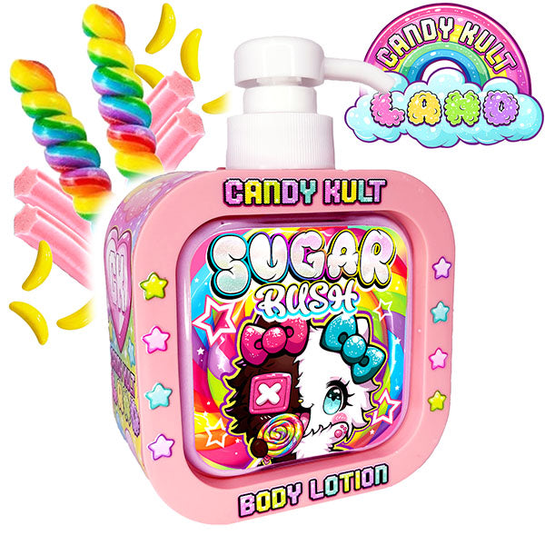 Sugar Rush Candy Kult Land Body Lotion - Candy Kult - Candy Cult - Candy Kult Land - Wishbone - Boo Kitty - Panku - Frosti - Toxic Kitten - Hex-Heart - Cult Candy - Cake High Heels - [product_vendor}