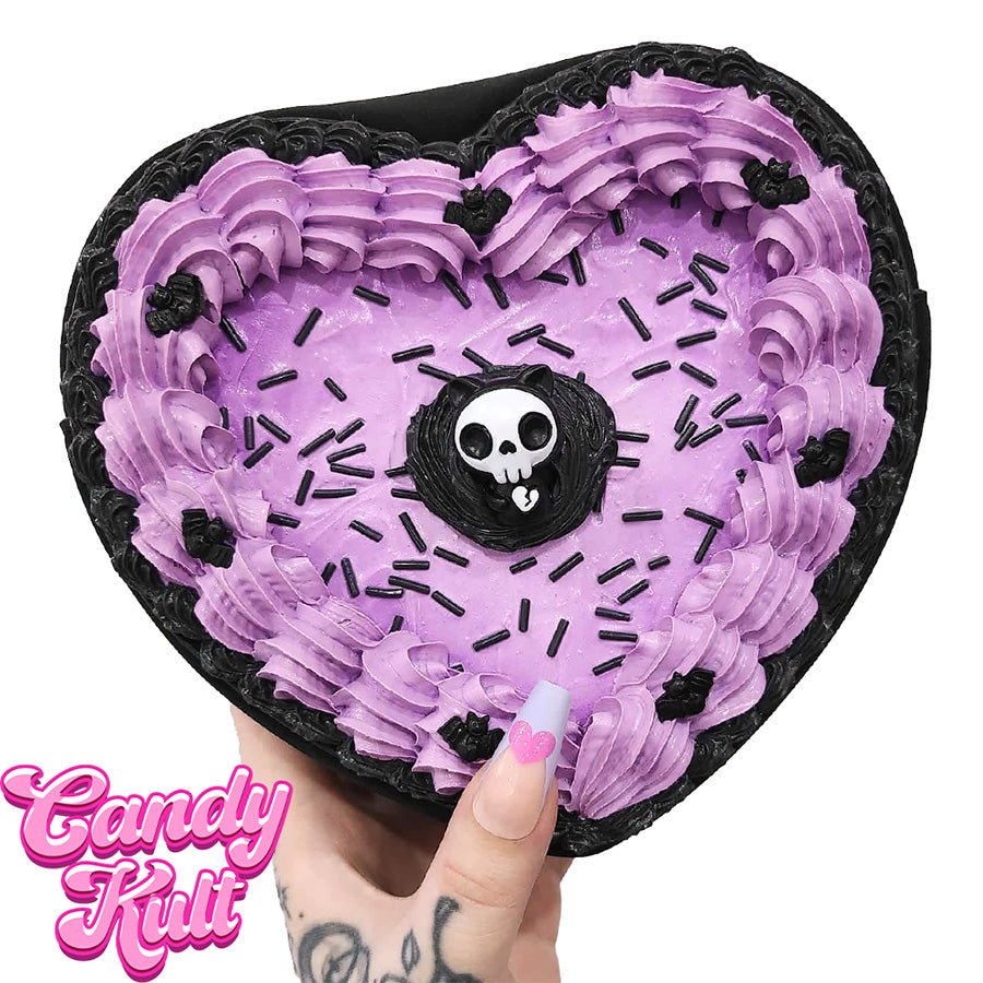 Skull Cat Cake Candy Kult Convertible Crossbody Bag / Hand Bag Candy Kult Bag Crossbody spooky Candy Cult - Candy Kult Land - Wishbone - Boo Kitty - Panku - Frosti - Toxic Kitten - Hex - Heart - Cult Candy - Ca