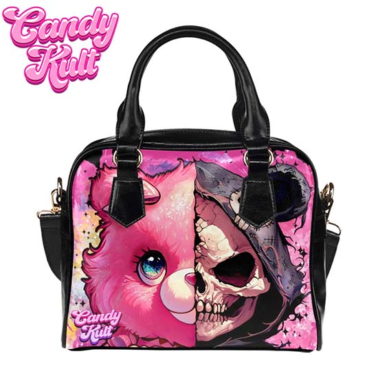 Split Personality Bear Fright Candy Classic Crossbody Handbag Candy Kult Bag care bears Crossbody Candy Cult - Candy Kult Land - Wishbone - Boo Kitty - Panku - Frosti - Toxic Kitten - Hex - Heart - Cult Candy - Ca