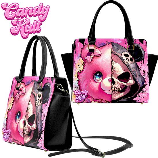 Split Personality Bear Fright Candy Crossbody Handbag Candy Kult Bag care bears Crossbody Candy Cult - Candy Kult Land - Wishbone - Boo Kitty - Panku - Frosti - Toxic Kitten - Hex - Heart - Cult Candy - Ca