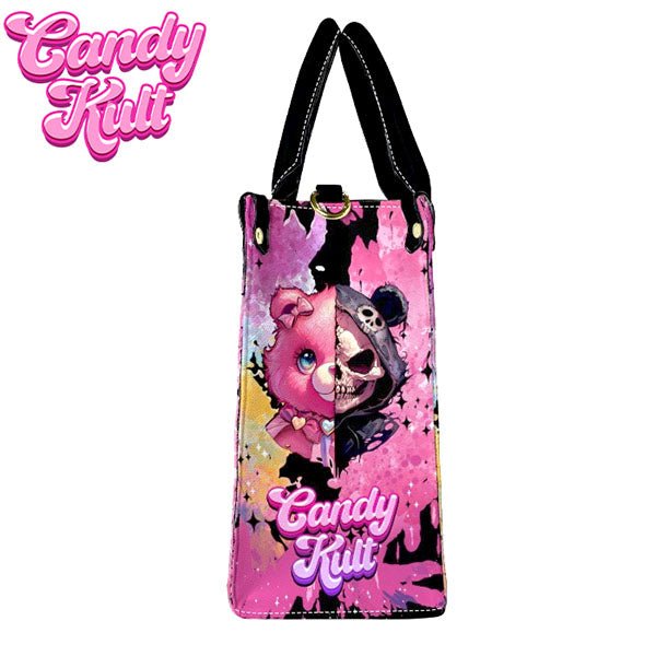Split Personality Bear Fright Candy PU Leather Crossbody Handbag Candy Kult Bag care bears Crossbody Candy Cult - Candy Kult Land - Wishbone - Boo Kitty - Panku - Frosti - Toxic Kitten - Hex - Heart - Cult Candy - Ca