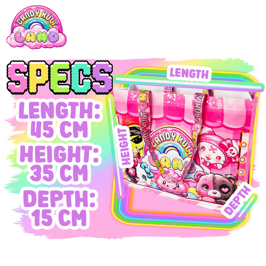 Candy Kult Land Arcade Everyday Shopping Tote Bag