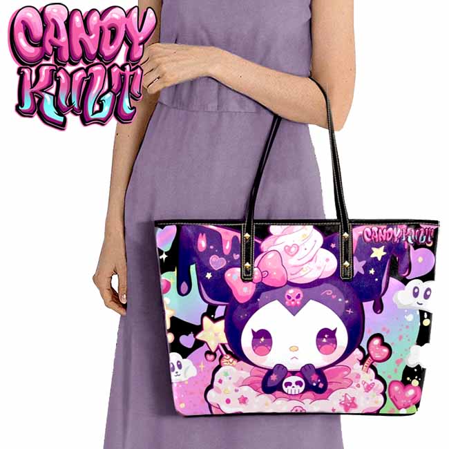 Spookycore Cupcake Kawaii Candy Large Tote Bag - Candy Kult - Candy Cult - Candy Kult Land - Wishbone - Boo Kitty - Panku - Frosti - Toxic Kitten - Hex-Heart - Cult Candy - Cake High Heels - [product_vendor}