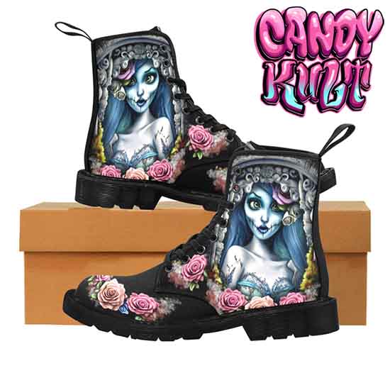 Corpse Bride Waiting For You Candy Kult Women's Boots - Candy Kult - Candy Cult - Candy Kult Land - Wishbone - Boo Kitty - Panku - Frosti - Toxic Kitten - Hex-Heart - Cult Candy - Cake High Heels - [product_vendor}