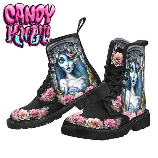 Corpse Bride Waiting For You Candy Kult Women's Boots - Candy Kult - Candy Cult - Candy Kult Land - Wishbone - Boo Kitty - Panku - Frosti - Toxic Kitten - Hex-Heart - Cult Candy - Cake High Heels - [product_vendor}