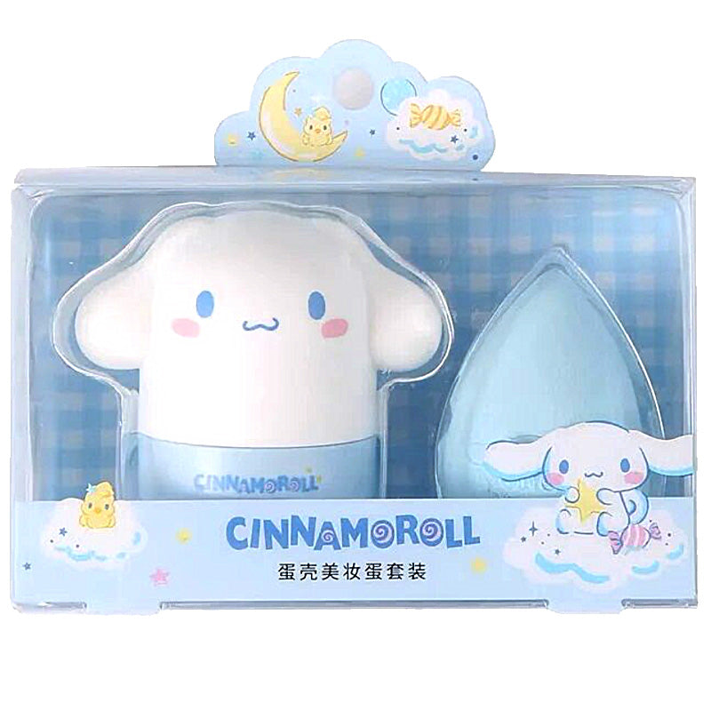 Cinnamoroll Makeup Beauty Sponge With Travel Container - Candy Kult - Candy Cult - Candy Kult Land - Wishbone - Boo Kitty - Panku - Frosti - Toxic Kitten - Hex-Heart - Cult Candy - Cake High Heels - [product_vendor}