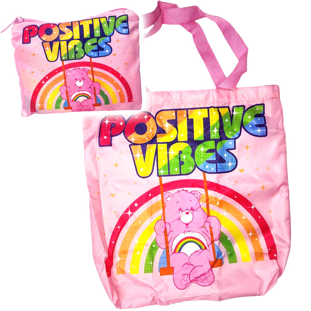 Care Bears Positive Vibes Shopping Tote In Carry Bag - Candy Kult - Candy Cult - Candy Kult Land - Wishbone - Boo Kitty - Panku - Frosti - Toxic Kitten - Hex-Heart - Cult Candy - Cake High Heels - [product_vendor}