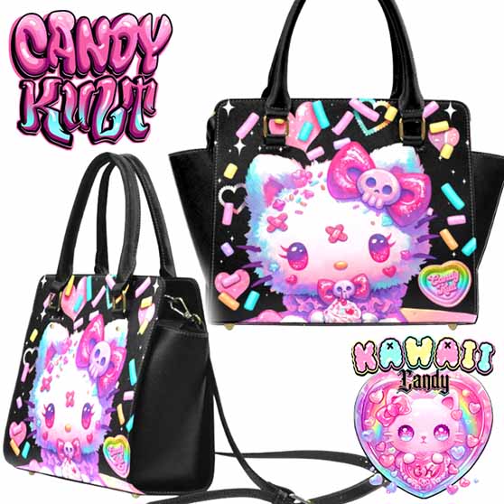 Pastel Purrfection Kawaii Candy Crossbody Handbag - Candy Kult - Candy Cult - Cult Candy - Cake High Heels - [product_vendor}
