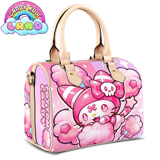 Wishbone Cotton Candy Dream Candy Kult Land Beige Boston Crossbody Handbag