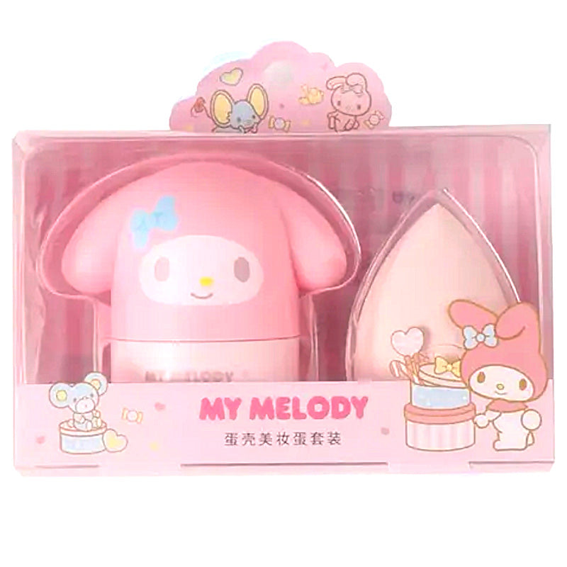 My Melody Makeup Beauty Sponge With Travel Container - Candy Kult - Candy Cult - Candy Kult Land - Wishbone - Boo Kitty - Panku - Frosti - Toxic Kitten - Hex-Heart - Cult Candy - Cake High Heels - [product_vendor}