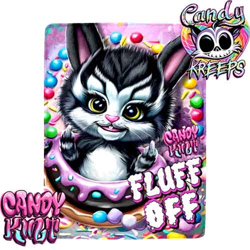 Fluff Off Candy Kreeps Micro Fleece Blanket - Candy Kult - Candy Cult - Candy Kult Land - Wishbone - Boo Kitty - Panku - Frosti - Toxic Kitten - Hex-Heart - Cult Candy - Cake High Heels - [product_vendor}