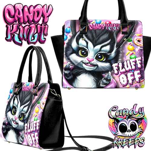 Fluff Off Candy Kreeps Crossbody Handbag - Candy Kult - Candy Cult - Candy Kult Land - Wishbone - Boo Kitty - Panku - Frosti - Toxic Kitten - Hex-Heart - Cult Candy - Cake High Heels - [product_vendor}