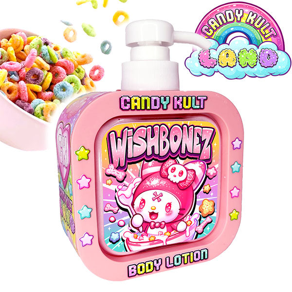 Wishbonez Cereal Candy Kult Land Body Lotion - Candy Kult - Candy Cult - Candy Kult Land - Wishbone - Boo Kitty - Panku - Frosti - Toxic Kitten - Hex-Heart - Cult Candy - Cake High Heels - [product_vendor}