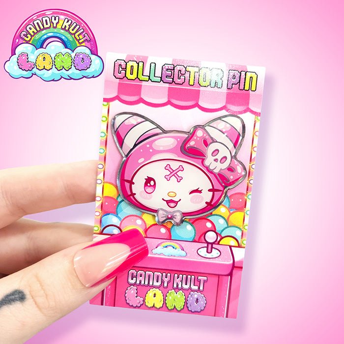 Wishbone Collector Pin Candy Kult candy kult land ck land Wishbone Candy Cult - Candy Kult Land - Wishbone - Boo Kitty - Panku - Frosti - Toxic Kitten - Hex - Heart - Cult Candy - Ca