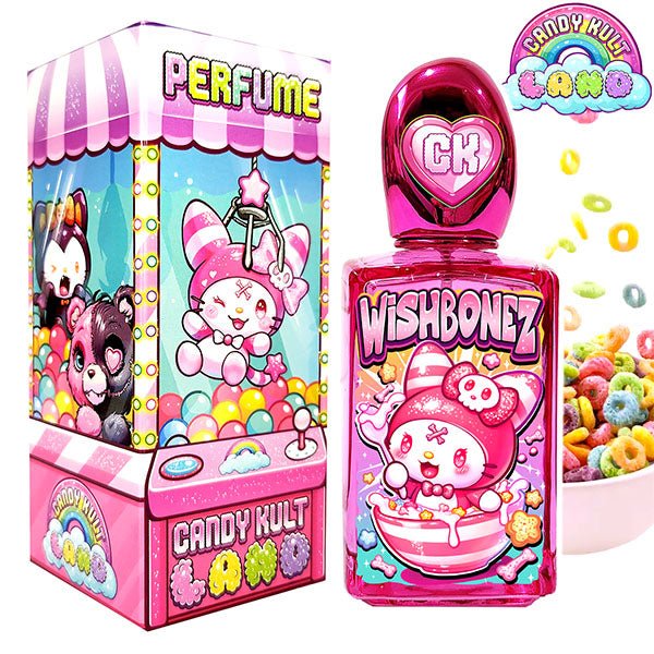 Wishbonez Cereal Candy Kult Land Perfume Candy Kult Cereal fruit loops Wishbone Candy Cult - Candy Kult Land - Wishbone - Boo Kitty - Panku - Frosti - Toxic Kitten - Hex - Heart - Cult Candy - Ca