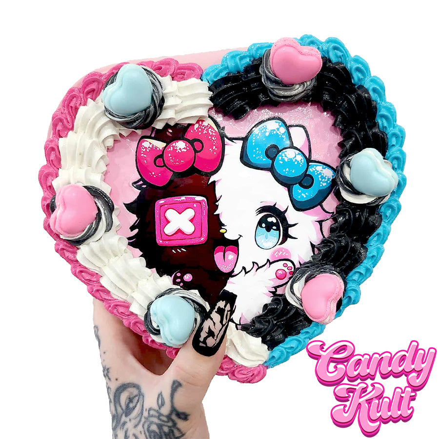 Toxic Kitten Cake Candy Kult Convertible Crossbody Bag / Hand Bag