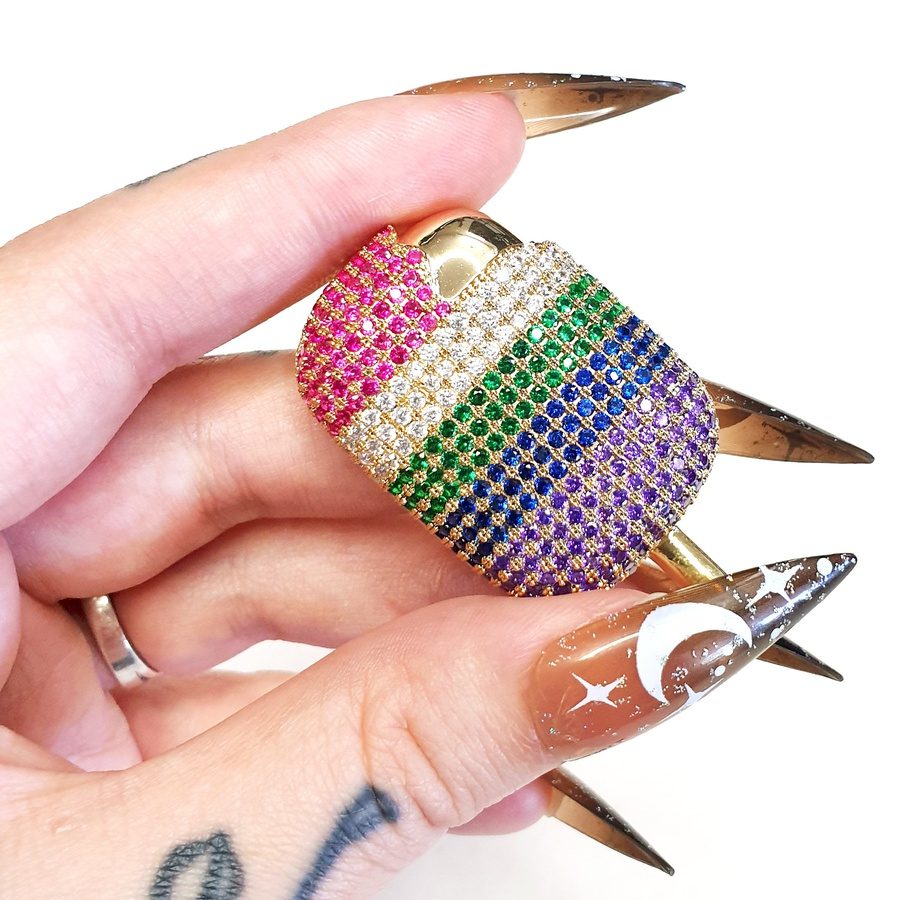 Popsicle 18K Gold Necklace - Candy Kult - Candy Cult - Candy Kult Land - Wishbone - Boo Kitty - Panku - Frosti - Toxic Kitten - Hex-Heart - Cult Candy - Cake High Heels - [product_vendor}