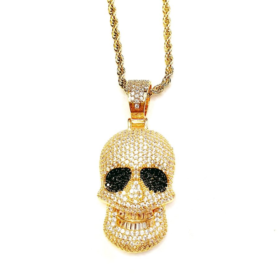 Skull 18K Gold Necklace - Candy Kult - Candy Cult - Candy Kult Land - Wishbone - Boo Kitty - Panku - Frosti - Toxic Kitten - Hex-Heart - Cult Candy - Cake High Heels - [product_vendor}