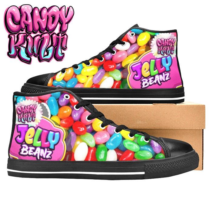 Jelly Beanz Women's High Top Canvas Shoes - Candy Kult - Candy Cult - Candy Kult Land - Wishbone - Boo Kitty - Panku - Frosti - Toxic Kitten - Hex-Heart - Cult Candy - Cake High Heels - [product_vendor}