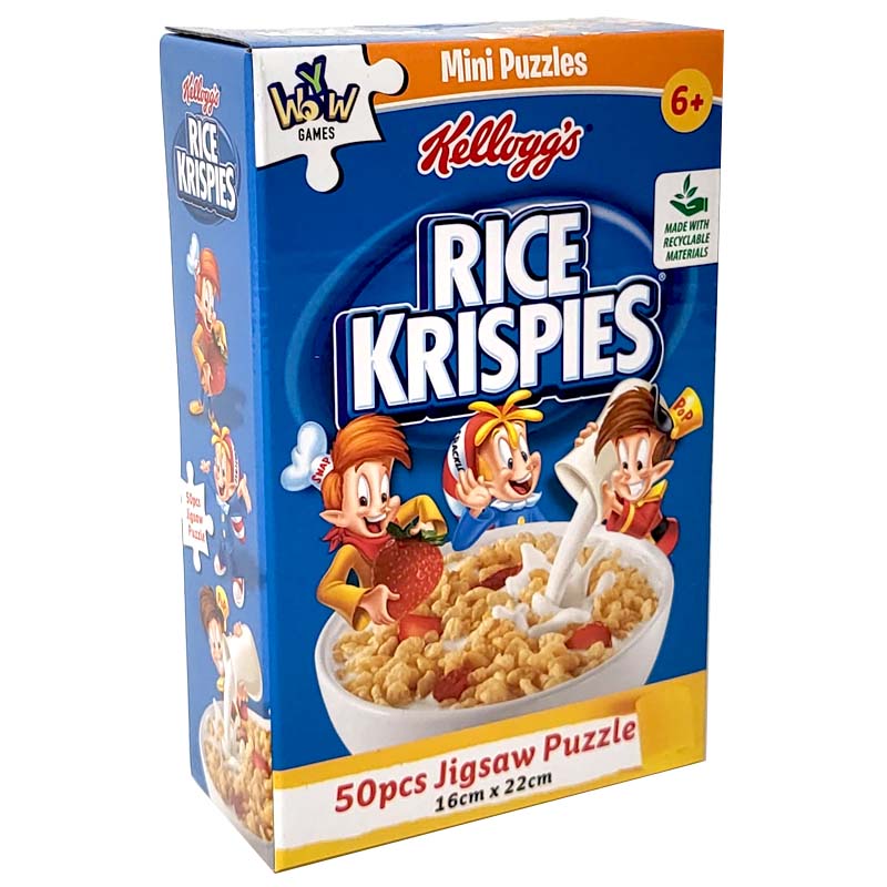 Rice Krispies Cereal Box 50pc Mini Puzzle - Candy Kult - Candy Cult - Candy Kult Land - Wishbone - Boo Kitty - Panku - Frosti - Toxic Kitten - Hex-Heart - Cult Candy - Cake High Heels - [product_vendor}