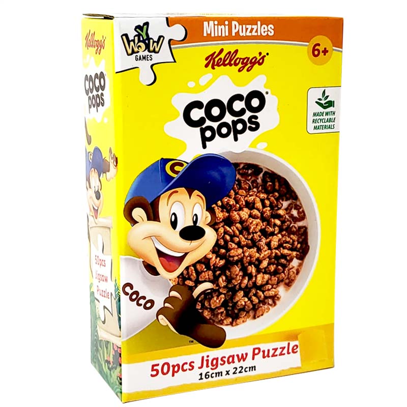 Coco Pops Cereal Box 50pc Mini Puzzle - Candy Kult - Candy Cult - Candy Kult Land - Wishbone - Boo Kitty - Panku - Frosti - Toxic Kitten - Hex-Heart - Cult Candy - Cake High Heels - [product_vendor}