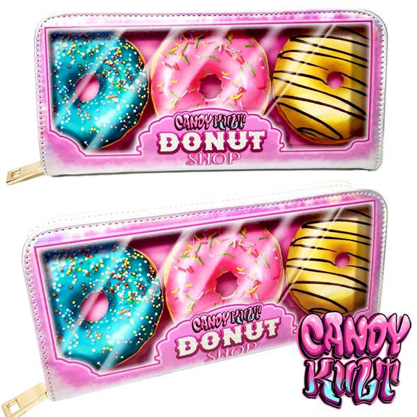 Box Of Donuts Candy Kult Long Line Wallet Candy Kult Donut Candy Cult - Candy Kult Land - Wishbone - Boo Kitty - Panku - Frosti - Toxic Kitten - Hex - Heart - Cult Candy - Ca