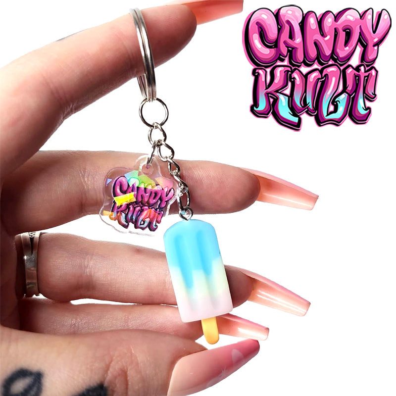Bubble Gum Ice block Candy Kult Key Chain Candy Kult key chain key ring keychain Candy Cult - Candy Kult Land - Wishbone - Boo Kitty - Panku - Frosti - Toxic Kitten - Hex - Heart - Cult Candy - Ca