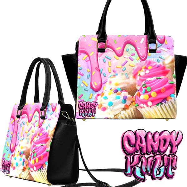 Rainbow Confetti Cupcakes Candy Kult Crossbody Handbag - Candy Kult - Candy Cult - Candy Kult Land - Wishbone - Boo Kitty - Panku - Frosti - Toxic Kitten - Hex-Heart - Cult Candy - Cake High Heels - [product_vendor}