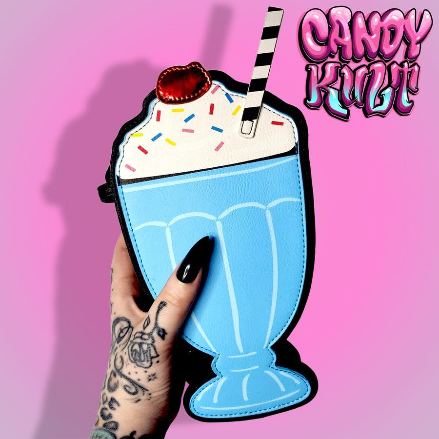Ice Cream Milkshake Glass Crossbody Bag Candy Kult Ice Cream milkshake Candy Cult - Candy Kult Land - Wishbone - Boo Kitty - Panku - Frosti - Toxic Kitten - Hex - Heart - Cult Candy - Ca