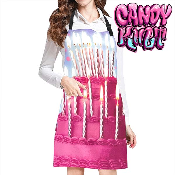 Pink Cake Candy Kult Apron - Candy Kult - Candy Cult - Candy Kult Land - Wishbone - Boo Kitty - Panku - Frosti - Toxic Kitten - Hex-Heart - Cult Candy - Cake High Heels - [product_vendor}