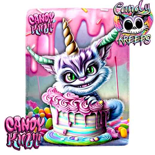 Pastelicorn Candy Kreeps Micro Fleece Blanket - Candy Kult - Candy Cult - Candy Kult Land - Wishbone - Boo Kitty - Panku - Frosti - Toxic Kitten - Hex-Heart - Cult Candy - Cake High Heels - [product_vendor}