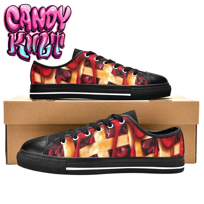 Oh My Cherry Pie Women's Low Canvas Shoes - Candy Kult - Candy Cult - Candy Kult Land - Wishbone - Boo Kitty - Panku - Frosti - Toxic Kitten - Hex-Heart - Cult Candy - Cake High Heels - [product_vendor}