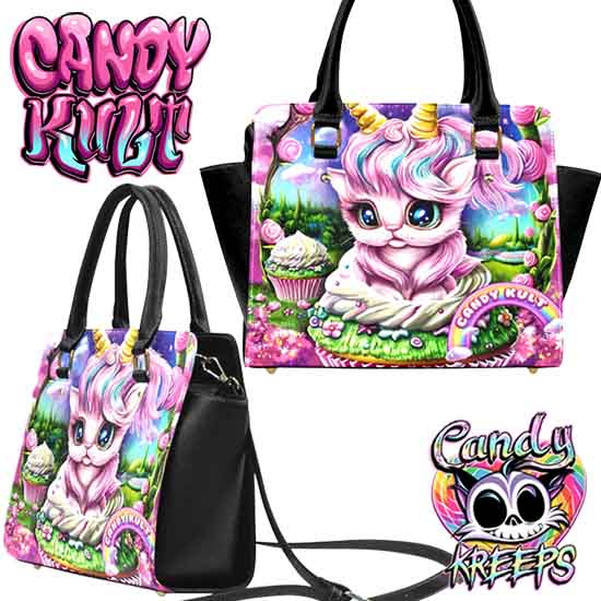 Flossie The Kitticorn Candy Kreeps Crossbody Handbag - Candy Kult - Candy Cult - Candy Kult Land - Wishbone - Boo Kitty - Panku - Frosti - Toxic Kitten - Hex-Heart - Cult Candy - Cake High Heels - [product_vendor}