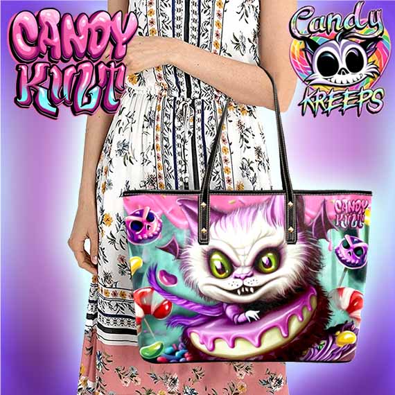Gideon Candy Kreeps Candy Kult Large Tote Bag - Candy Kult - Candy Cult - Candy Kult Land - Wishbone - Boo Kitty - Panku - Frosti - Toxic Kitten - Hex-Heart - Cult Candy - Cake High Heels - [product_vendor}